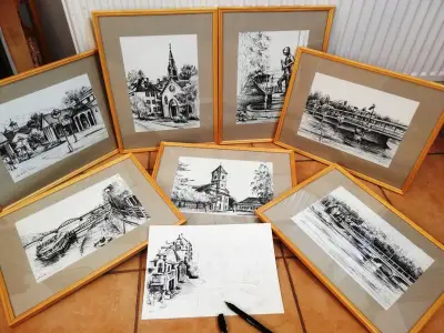 Kolekcia čb-obrázkov - Piešťany