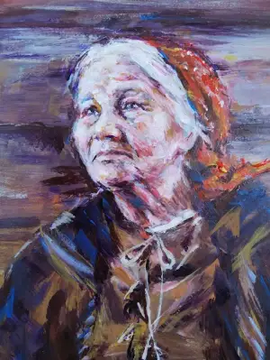 Motív z Babičky (detail obrazu)