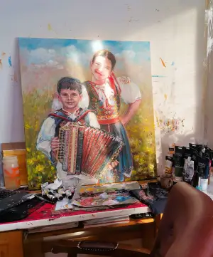 Portrét súrodencov na želanie