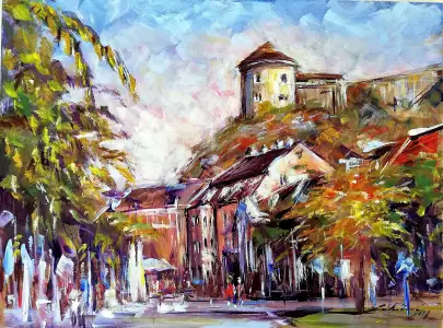 Trenčín - pod hradom