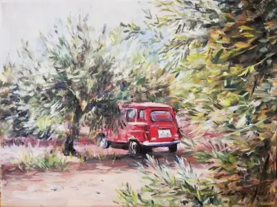 Veterán v olivovom háji