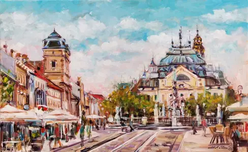 Z Košíc - Divadlo a Hlavná ul.